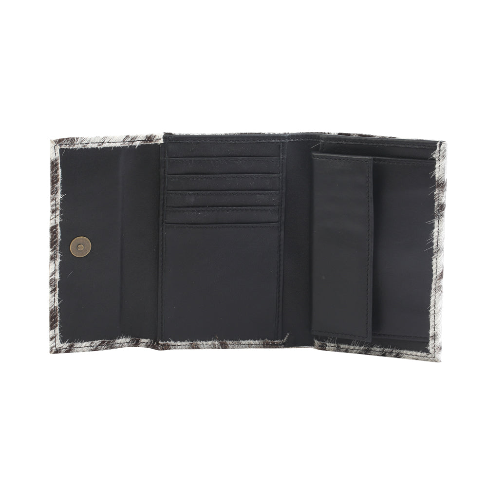 PANDA SWAG LEATHER AND HAIRON WALLET