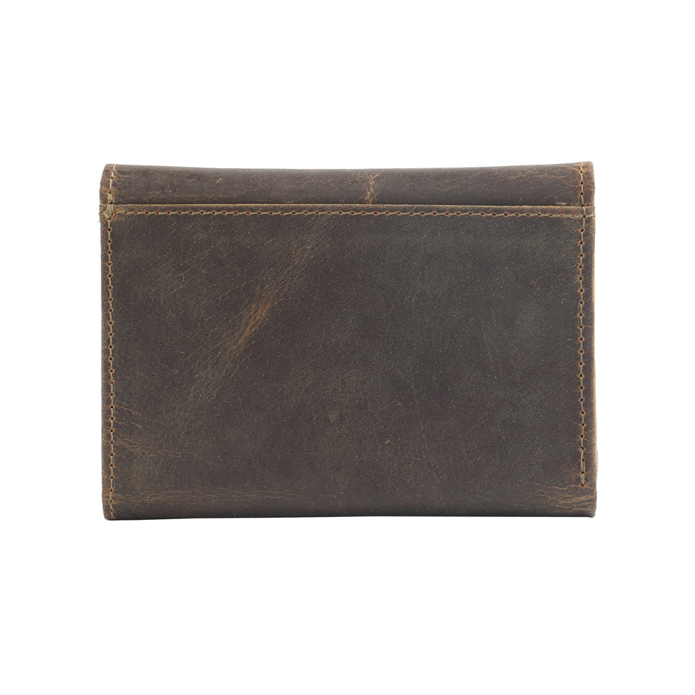 OUT OF THE WOODS LEATHER AND HAIRON WALLET