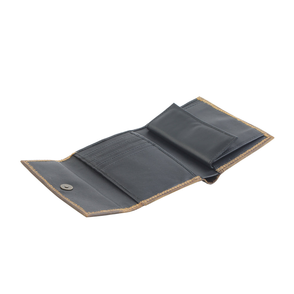 OUT OF THE WOODS LEATHER AND HAIRON WALLET