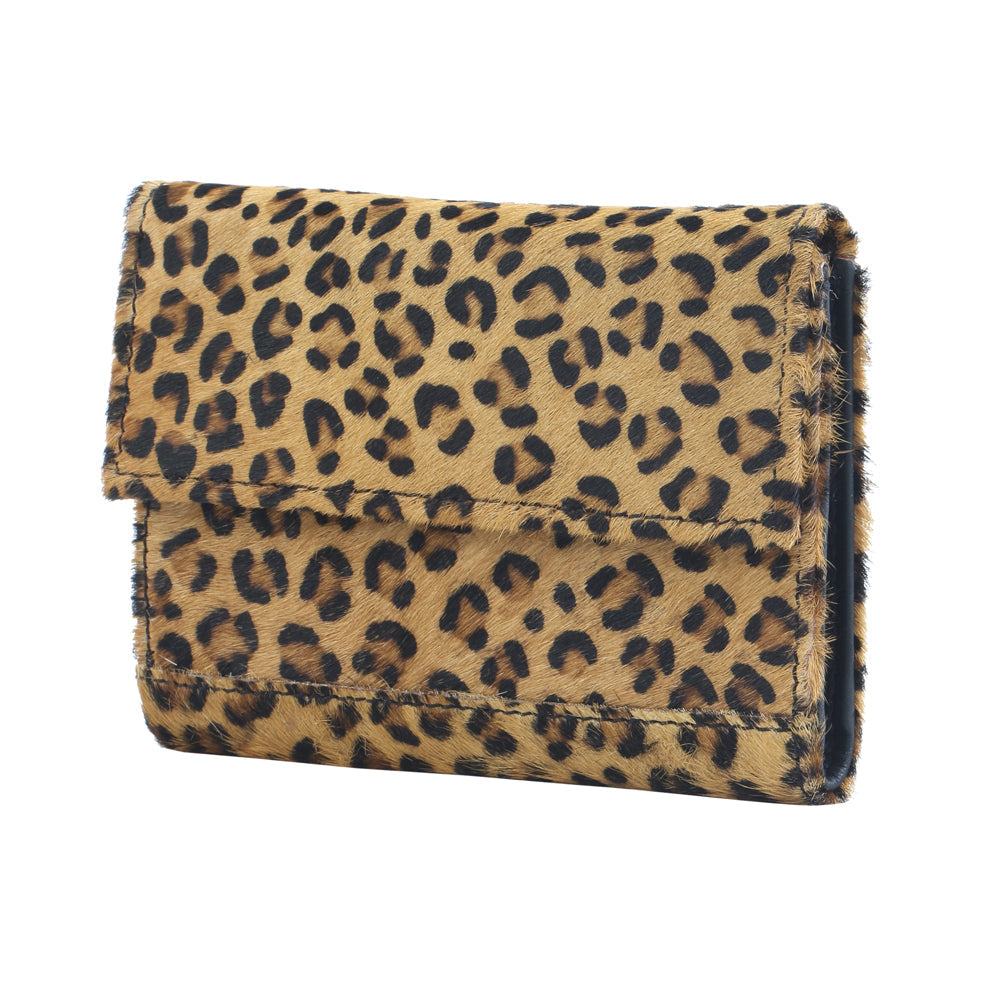 DARK DESIRE LEATHER AND HAIRON WALLET