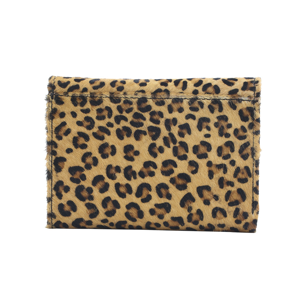 DARK DESIRE LEATHER AND HAIRON WALLET