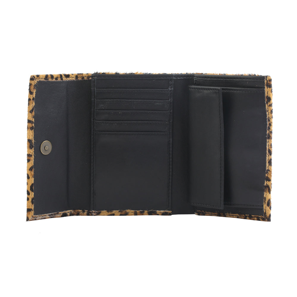 DARK DESIRE LEATHER AND HAIRON WALLET