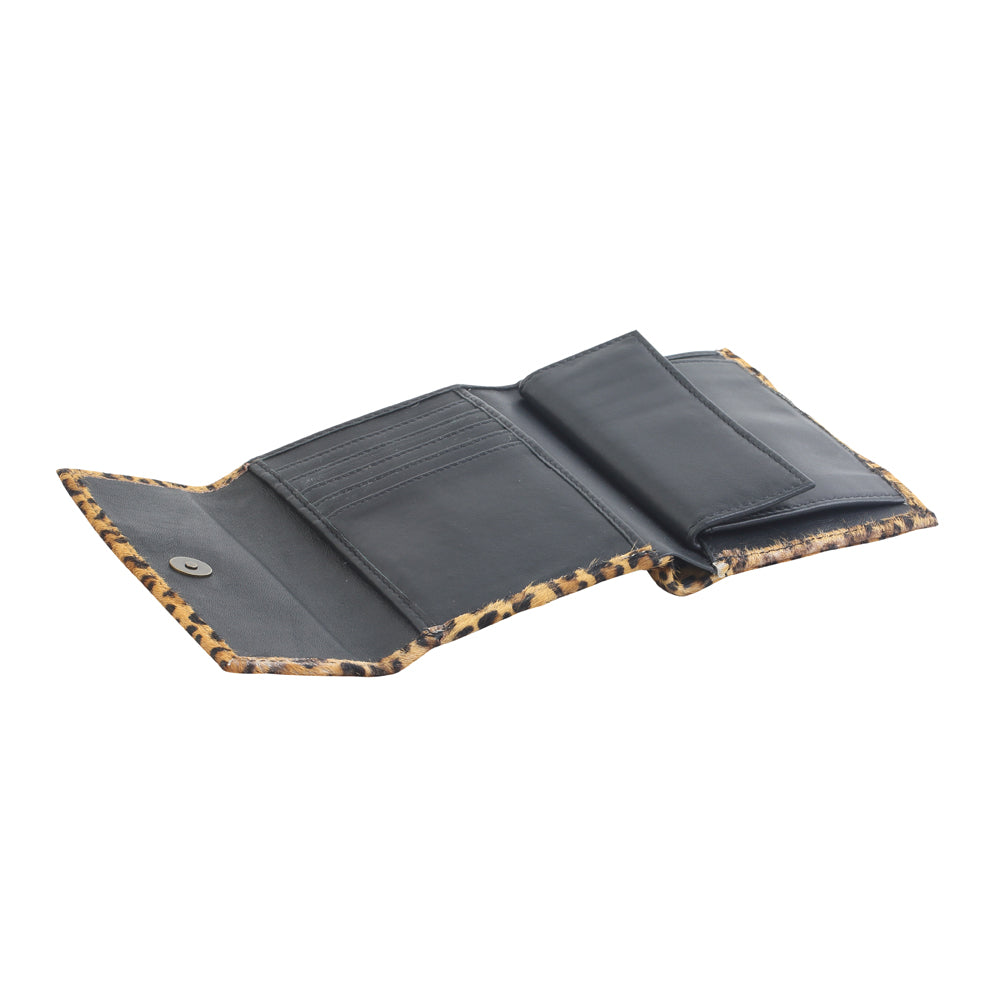 DARK DESIRE LEATHER AND HAIRON WALLET