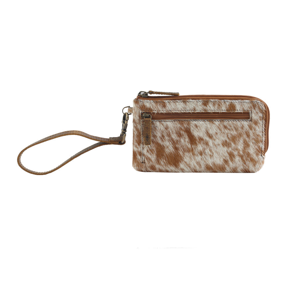 SAND ON BEACH LEATHER AND HAIRON WALLET