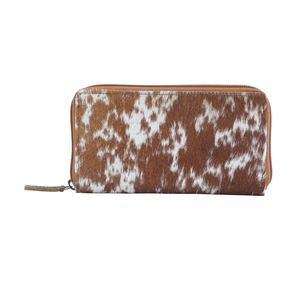 MILKY WAY  LEATHER AND HAIRON WALLET