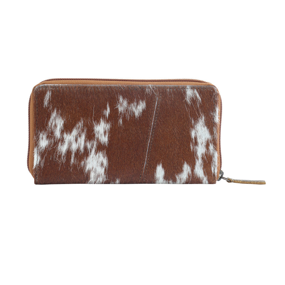 MILKY WAY  LEATHER AND HAIRON WALLET