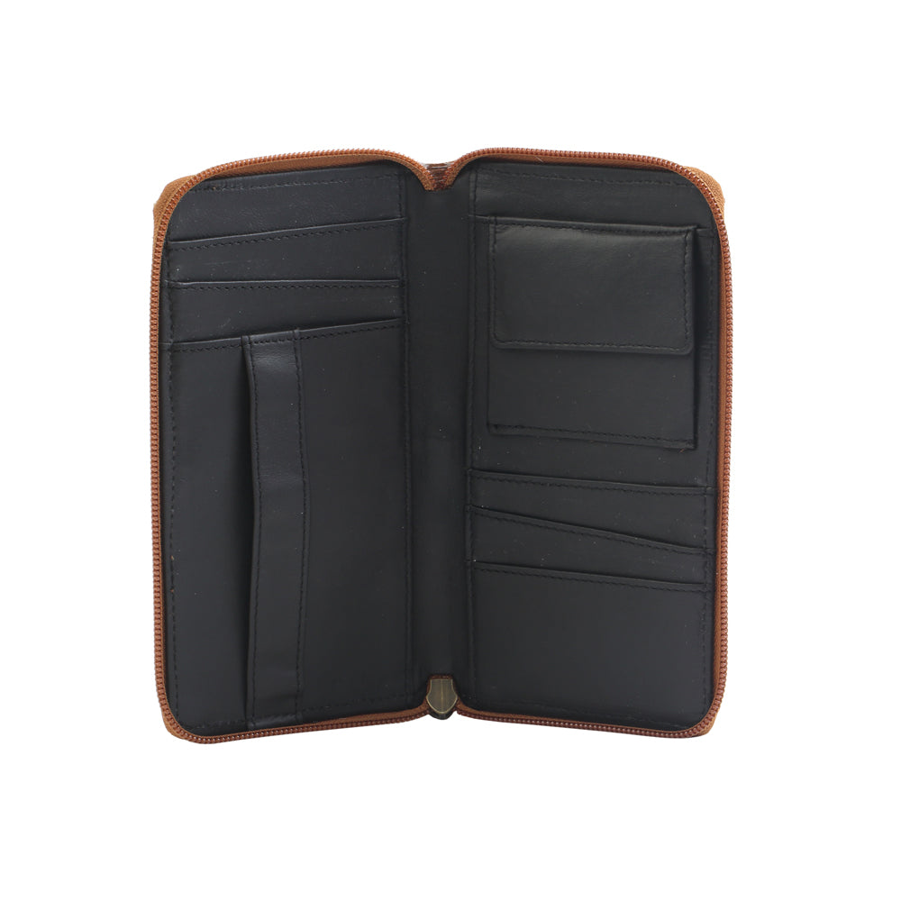 MILKY WAY  LEATHER AND HAIRON WALLET