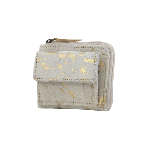 MARBLE MYSTERY LEATHER AND HAIRON WALLET