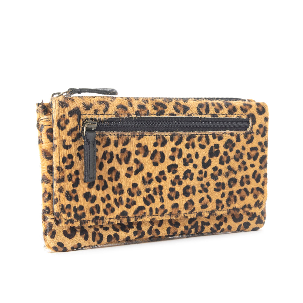 SMALL WONDER LEATHER AND HAIRON WALLET
