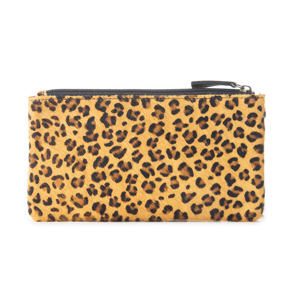 SMALL WONDER LEATHER AND HAIRON WALLET