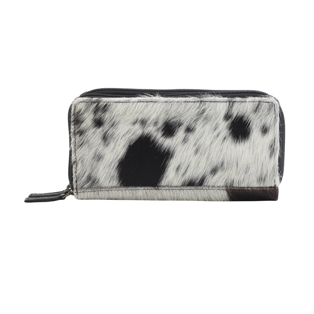 DALMATIANS LEATHER AND HAIRON WALLET