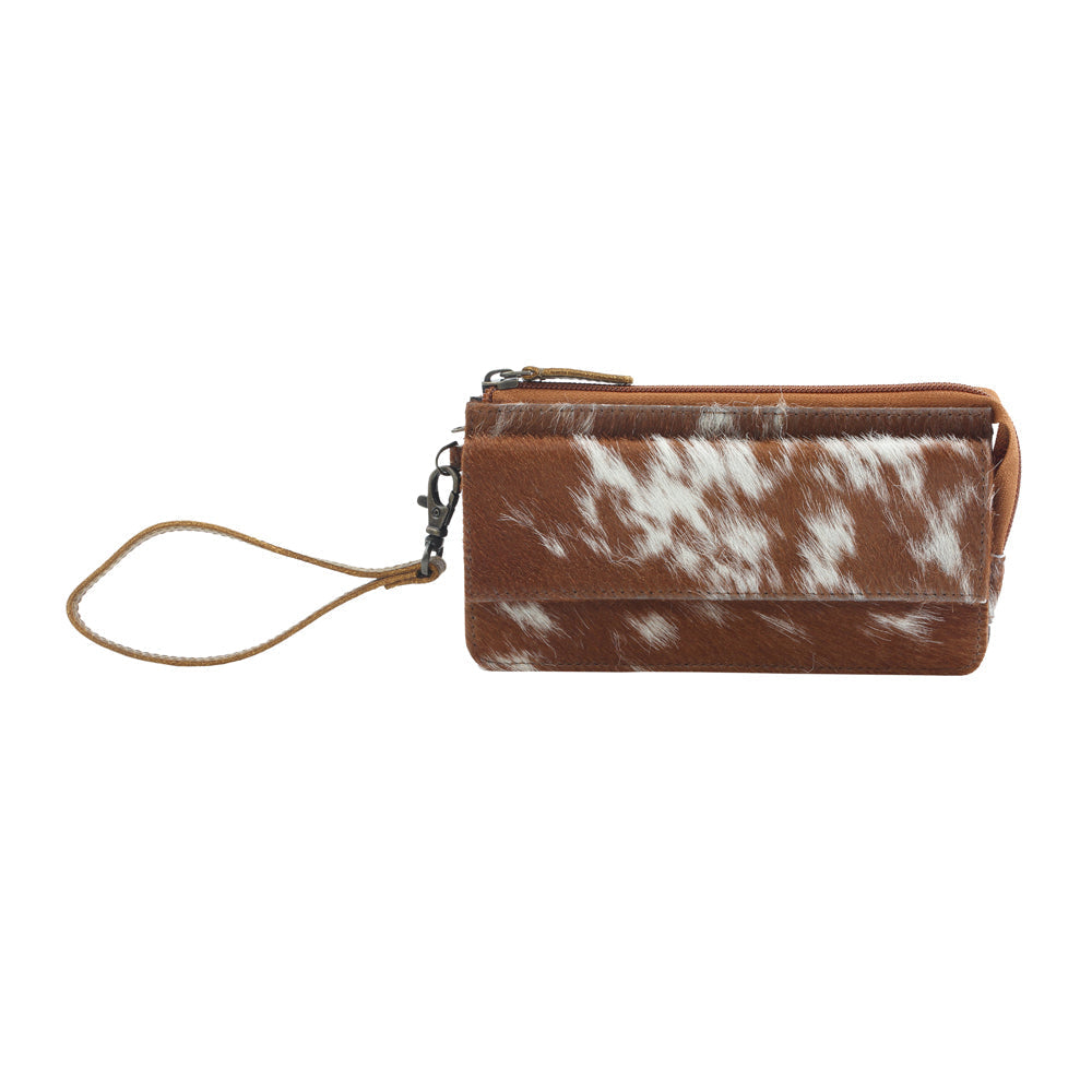 DEBATABLE LEATHER AND HAIRON WALLET