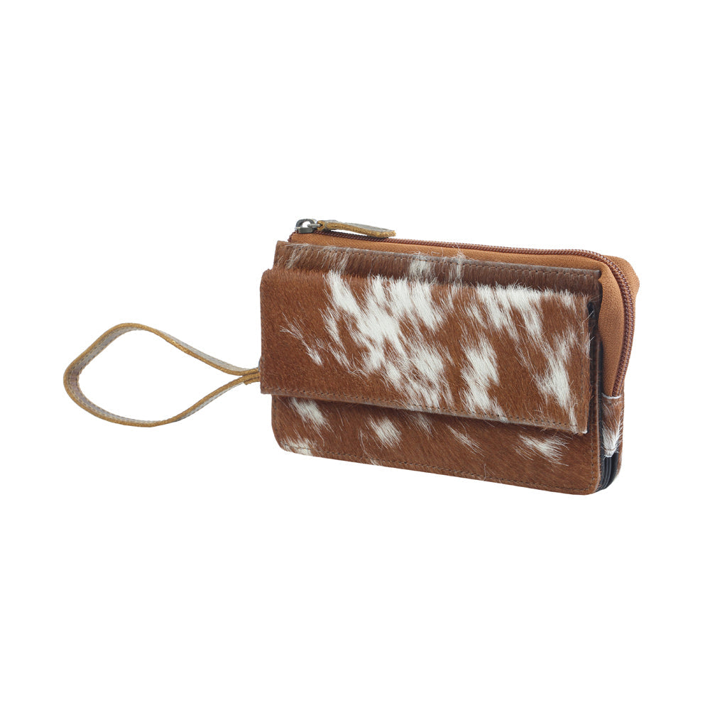 DEBATABLE LEATHER AND HAIRON WALLET