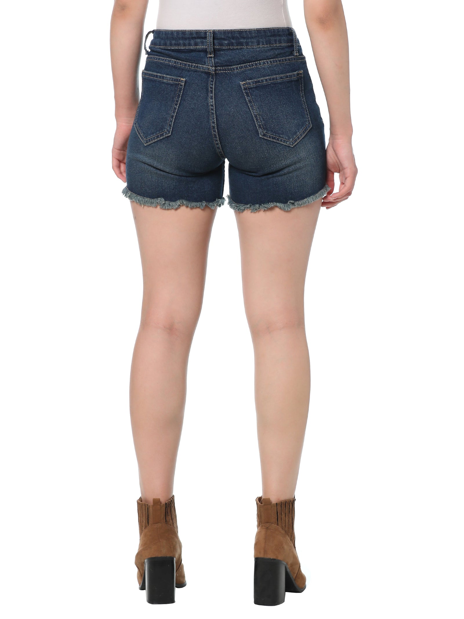 Raggedy Denim Shorts