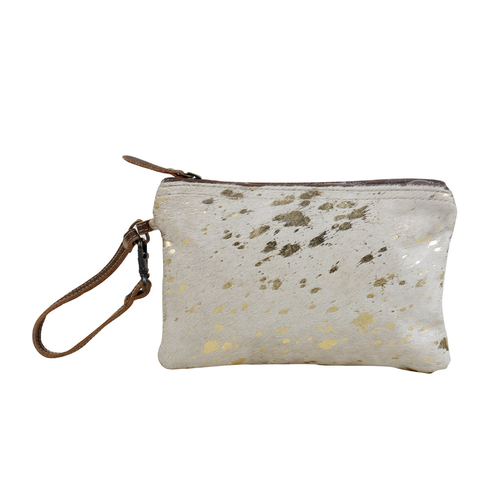 Golden Snow Hairon Pouch