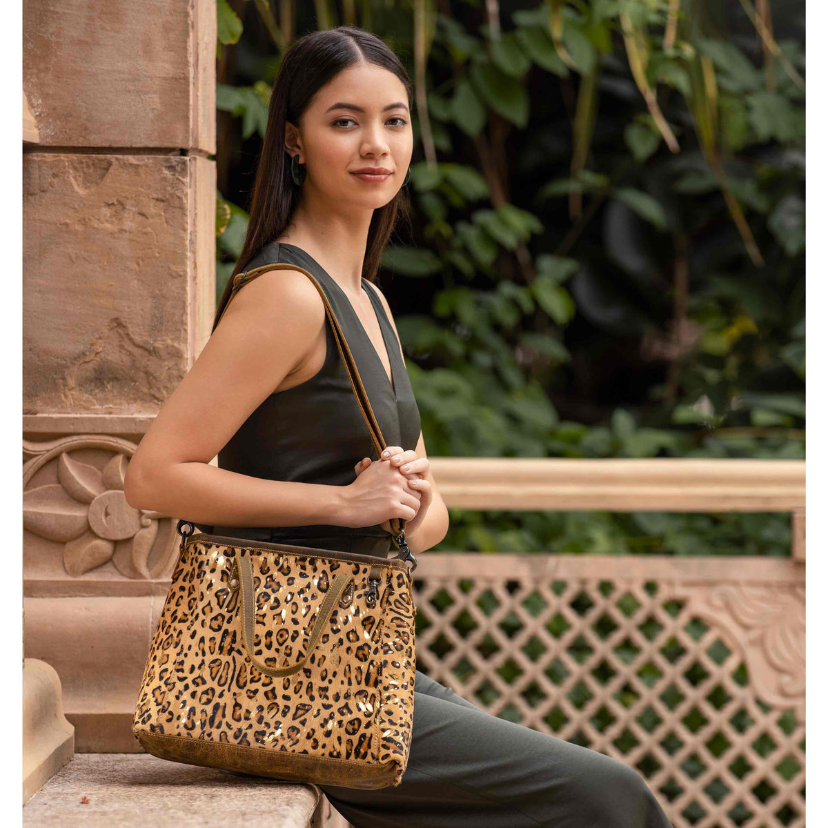 Fearless Leather & Hairon Bag