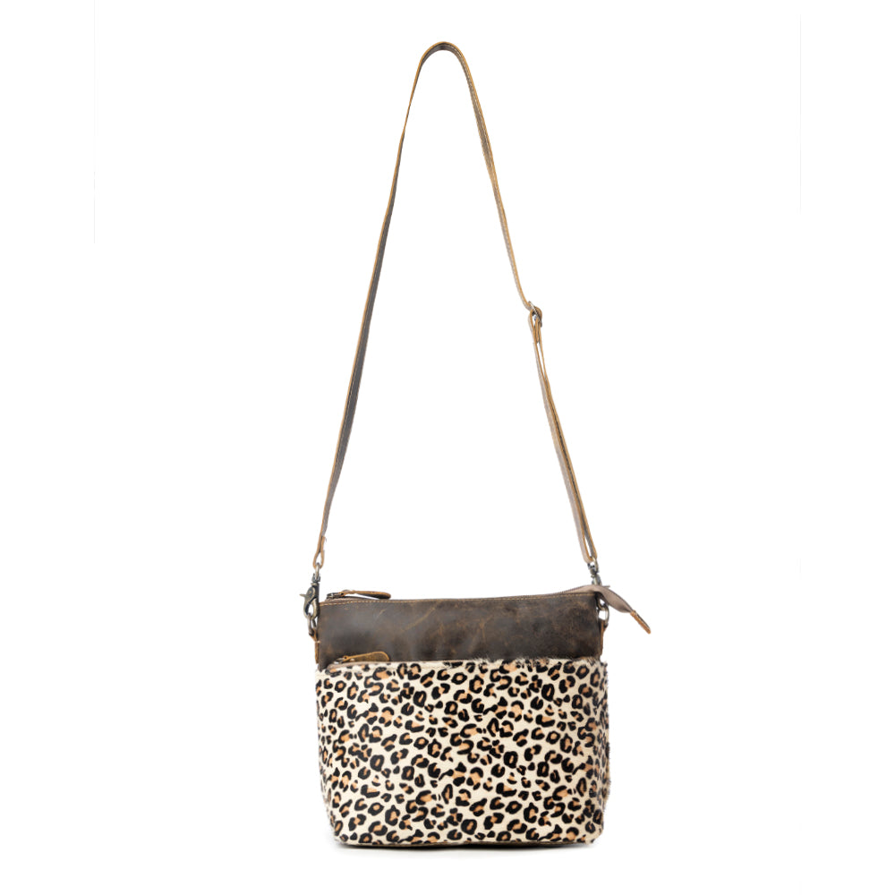 Feline Leather & Hairon Bag