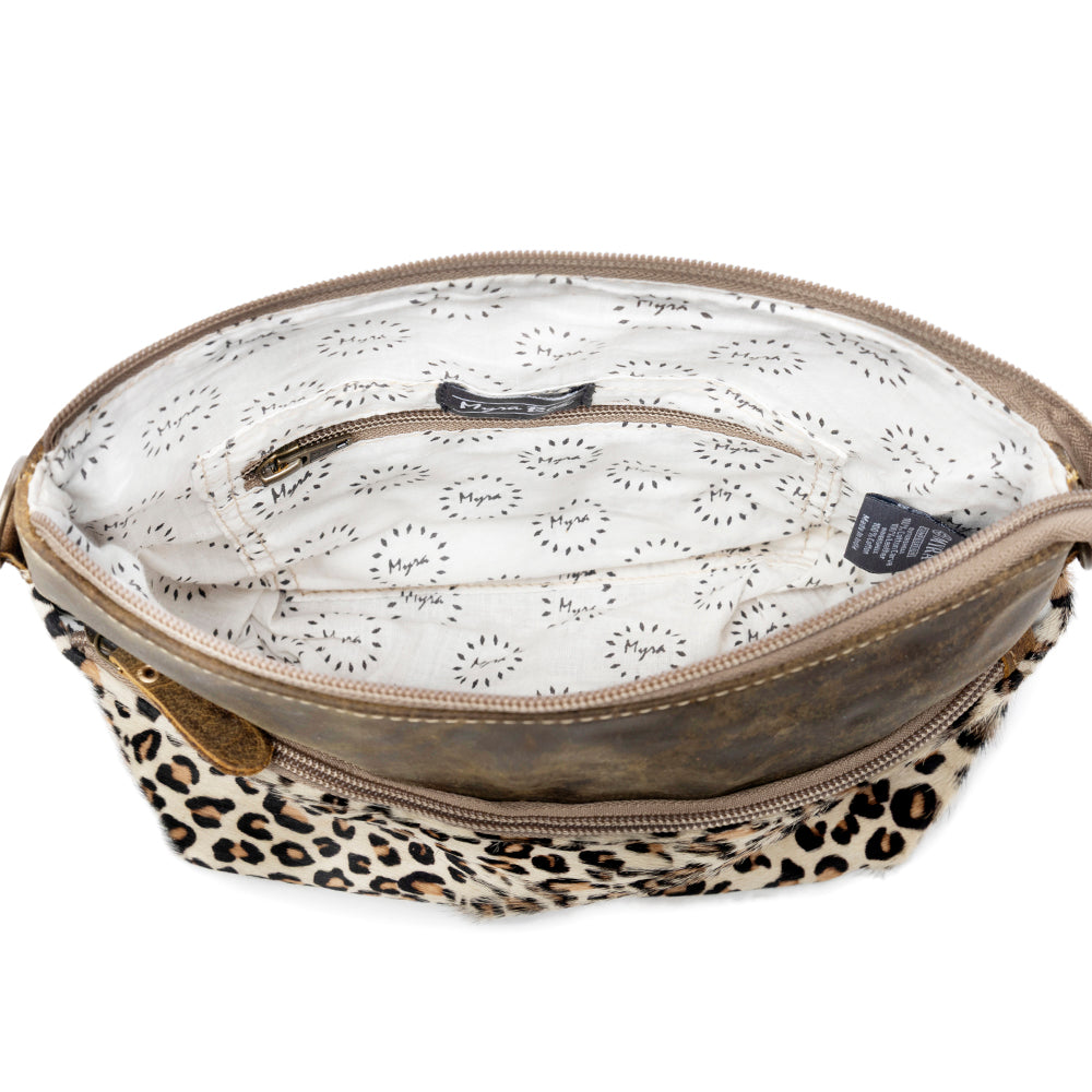 Feline Leather & Hairon Bag