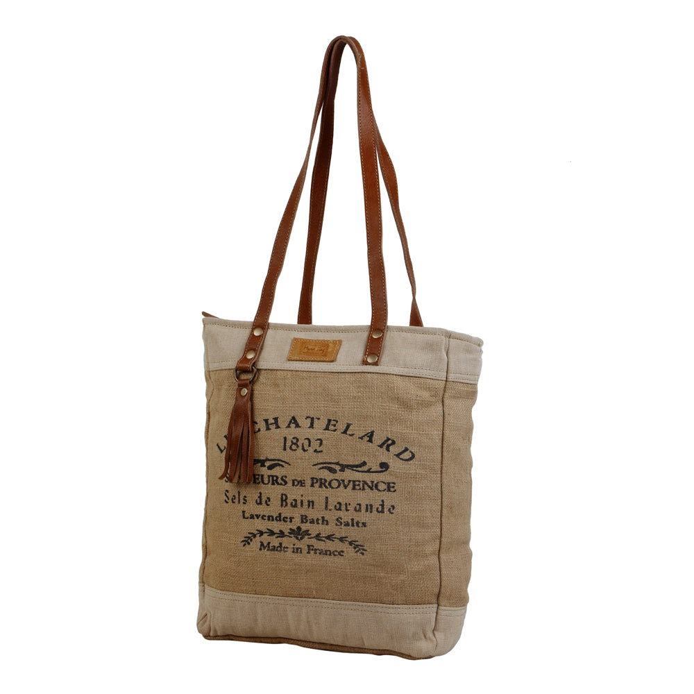 Old School Organic Fabric Market Bag