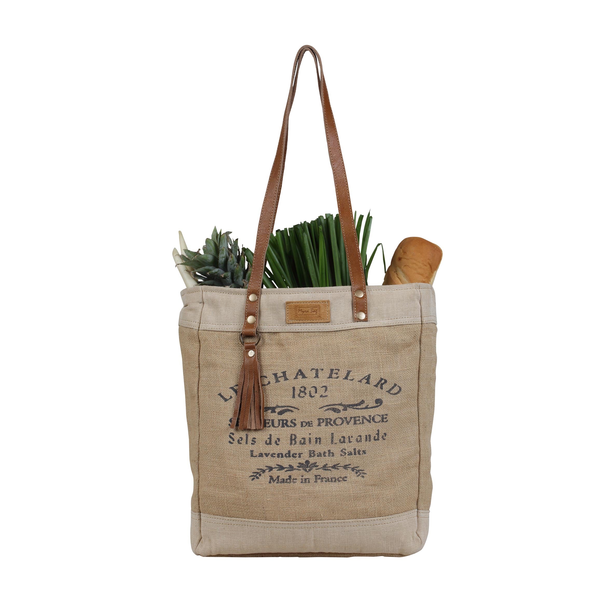 Old School Organic Fabric Market Bag