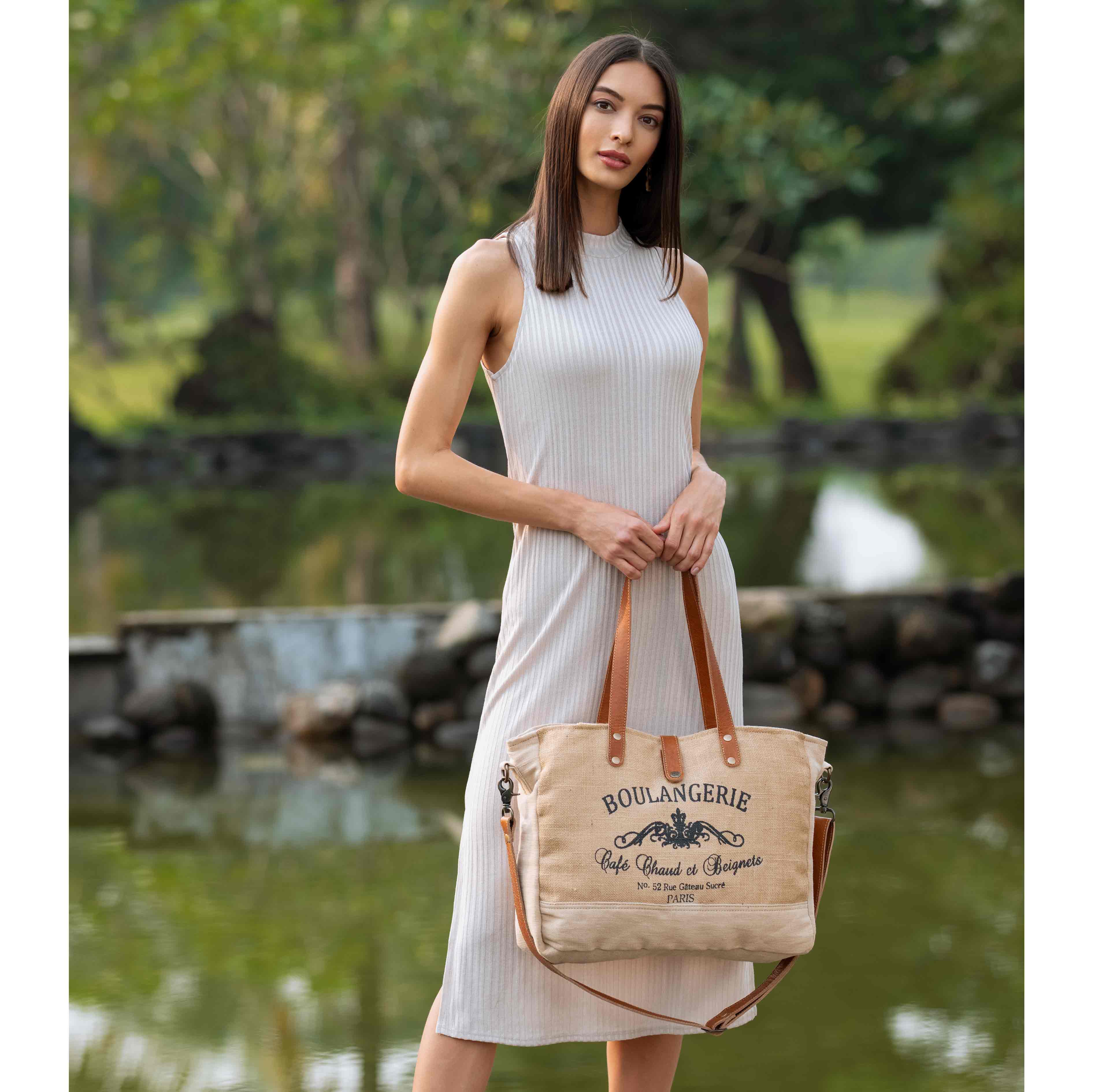 Wholesome  Organic Fabric  Market Bag
