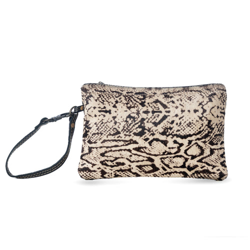 Snake Print Pouch