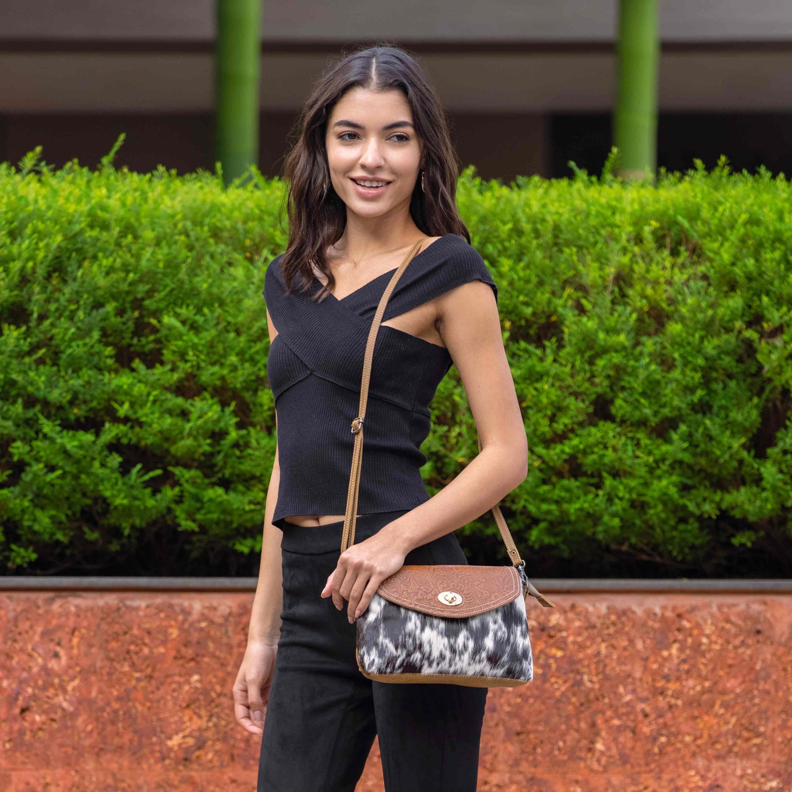 Procrastination Leather & Hairon Bag