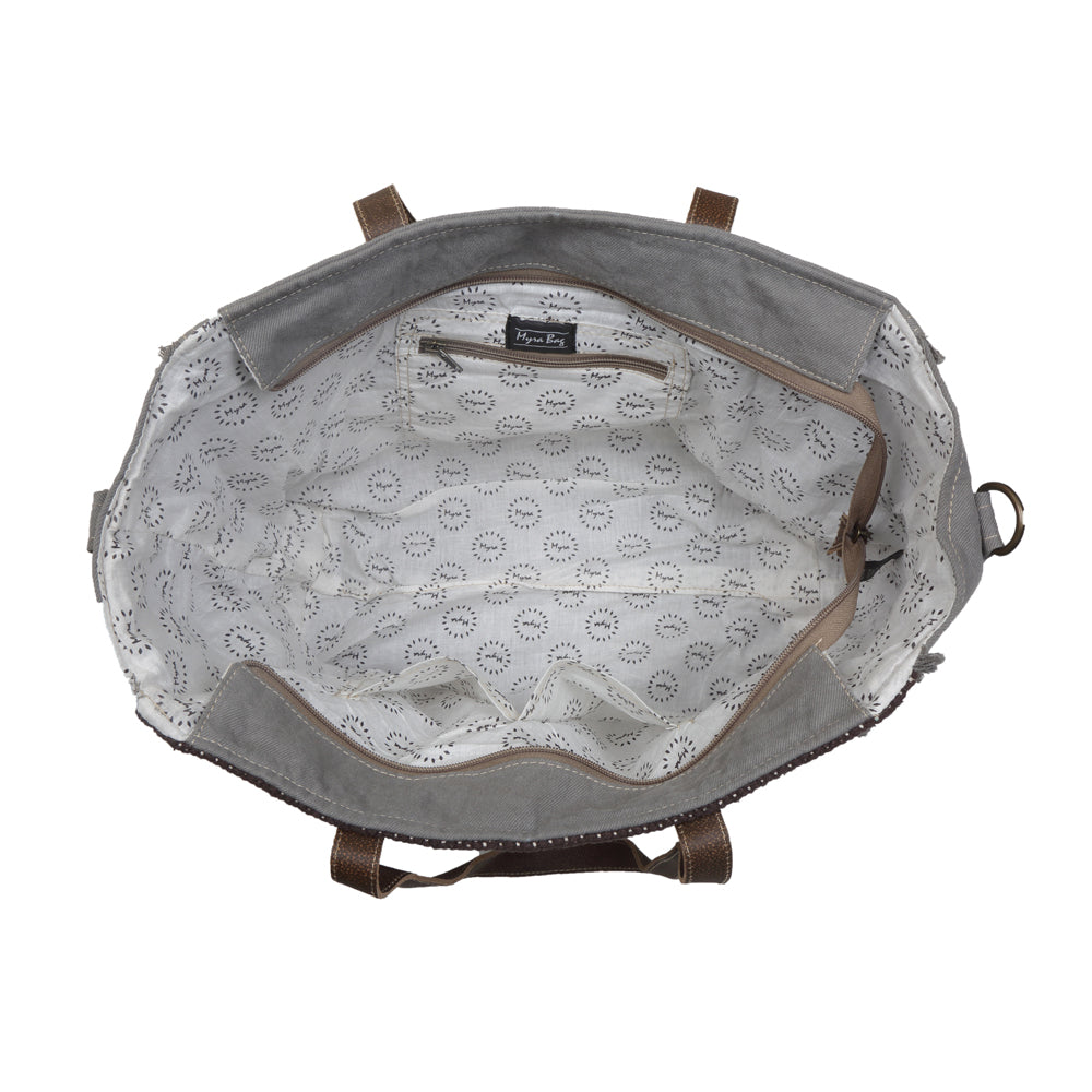 TRIBAL PRINT WEEKENDER BAG