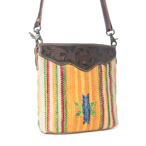TINI MINI HAND TOOLED BAG