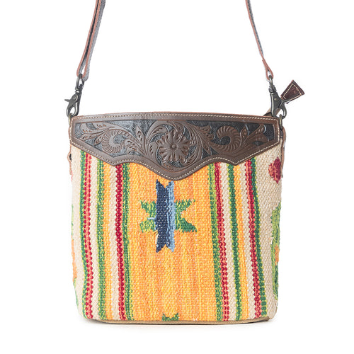 TINI MINI HAND TOOLED BAG
