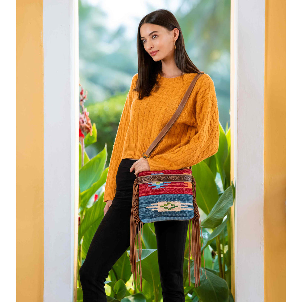 Sunset Hand-Tooled Bag