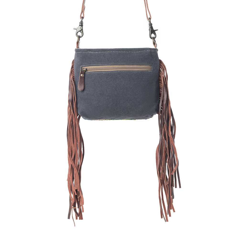 ETCHED RAINBOW HAND TOOLED BAG