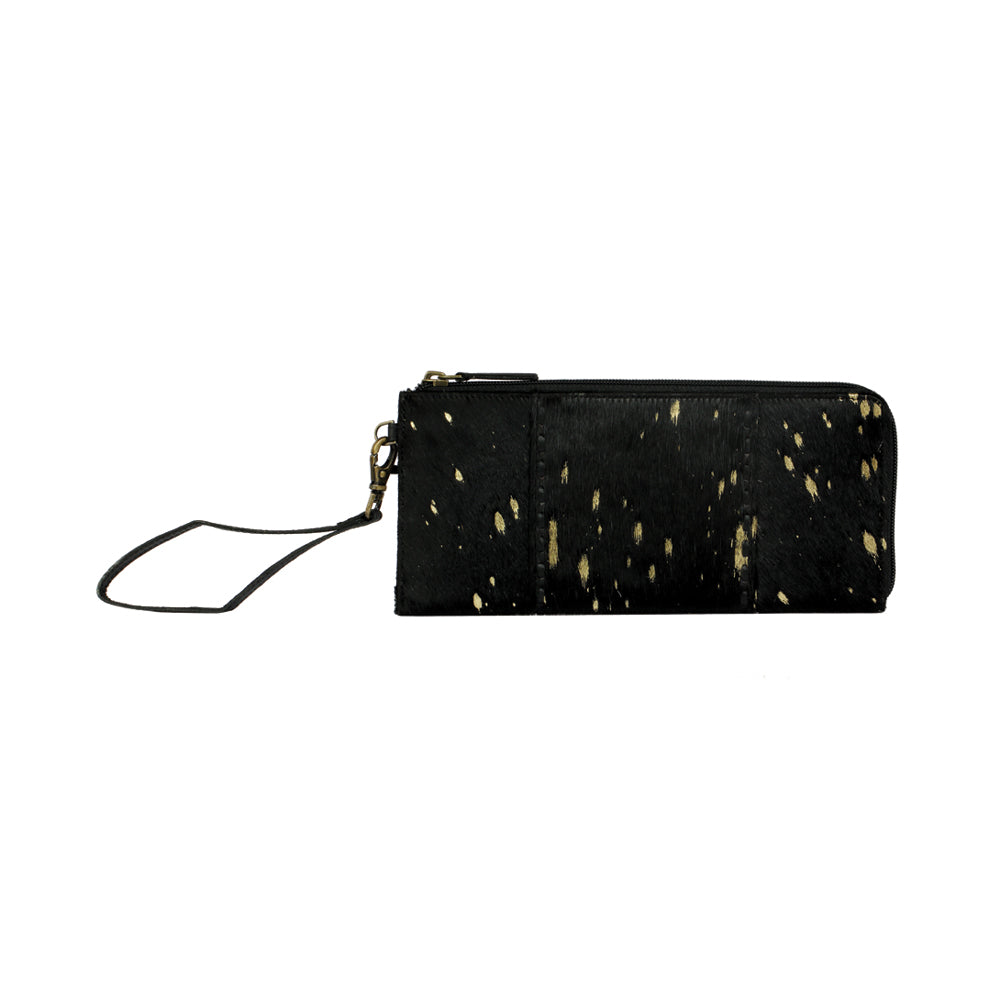 GILTED BLACK  WALLET