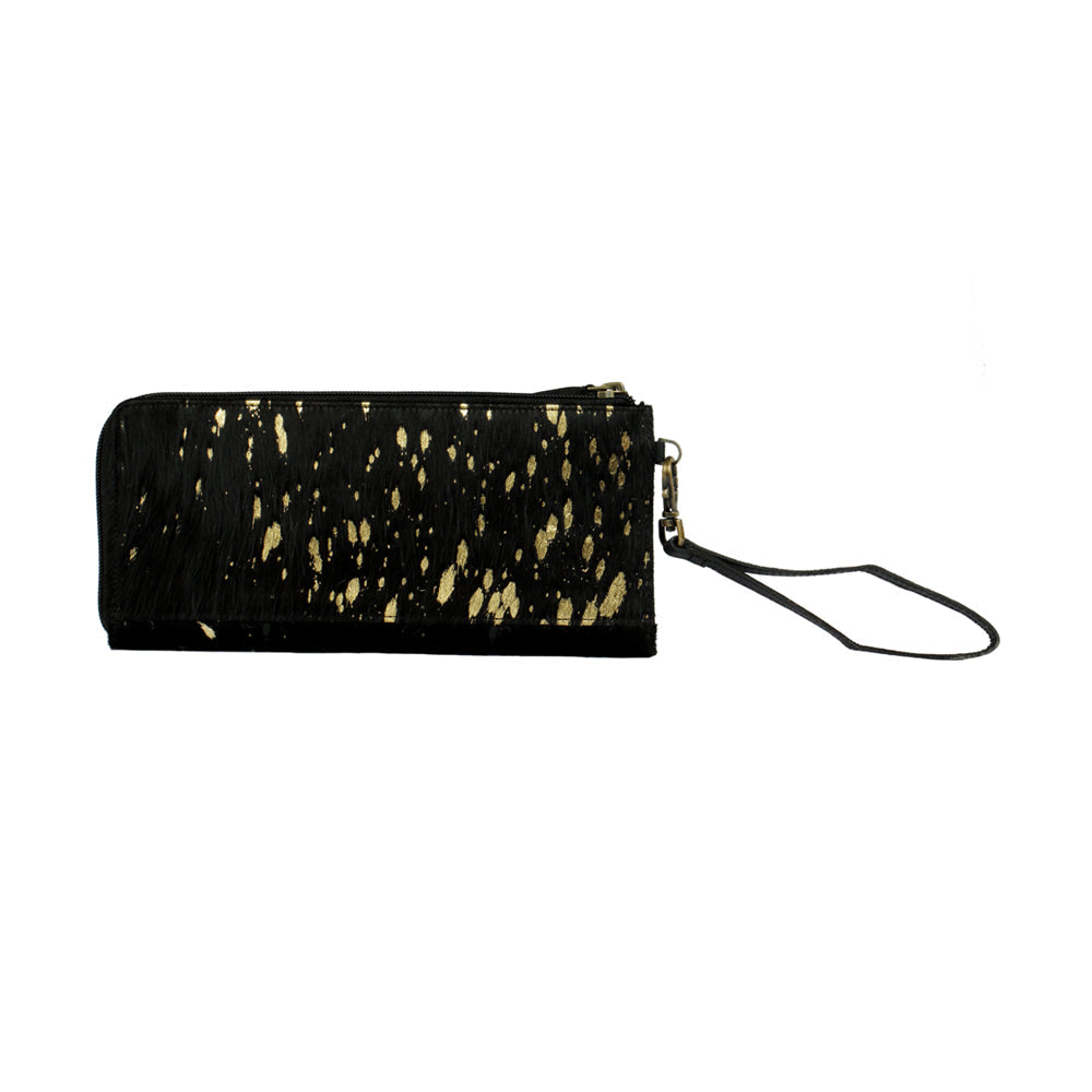 GILTED BLACK  WALLET