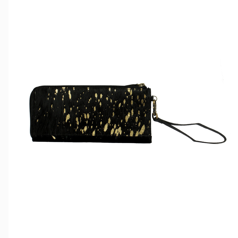 GILTED BLACK  WALLET