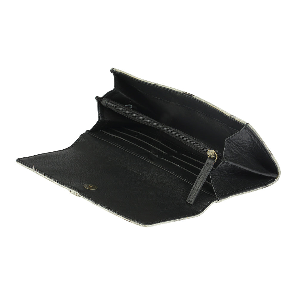 Rock-Strewn Hairon Bag & Wallet Duo