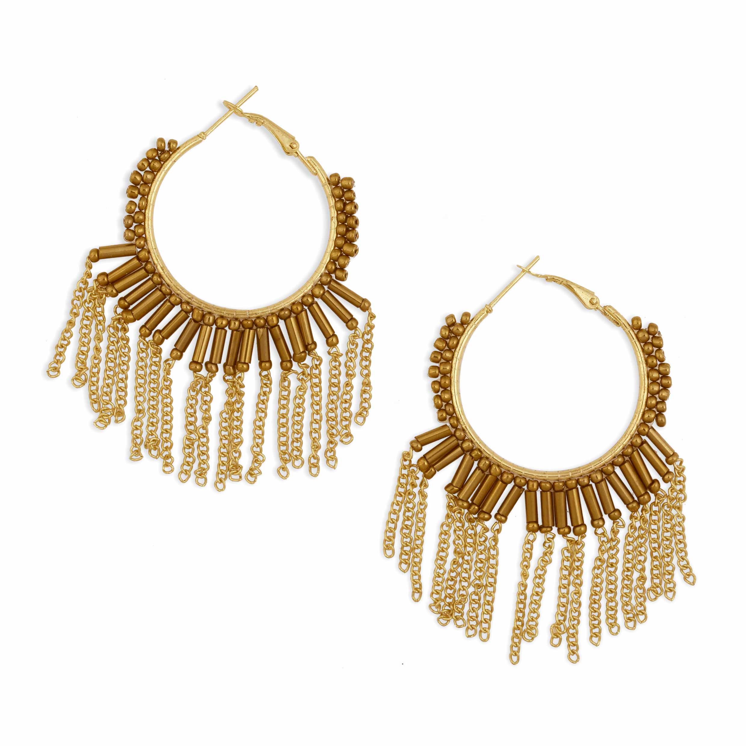 Gold Dangling Earrings