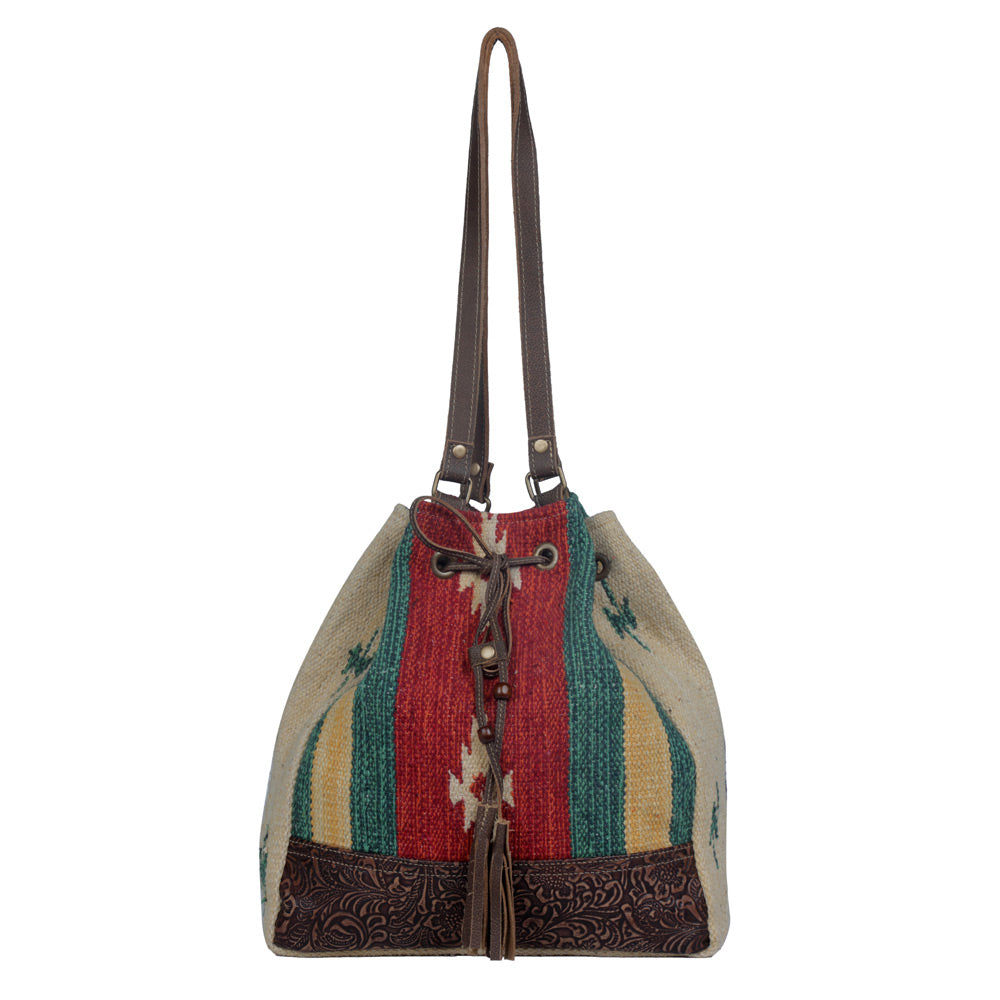 Radiant Red  Bucket Bag