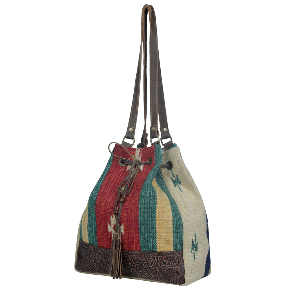 Radiant Red  Bucket Bag