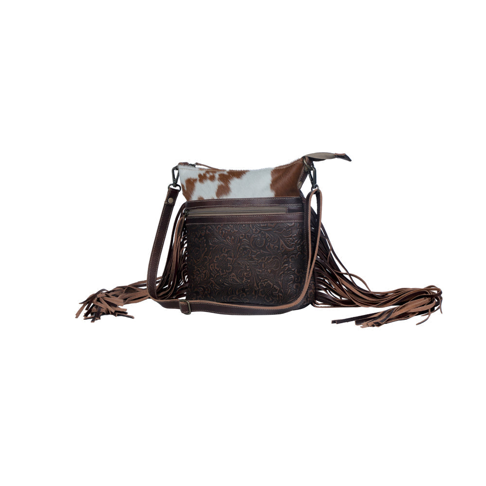 Tanned Leather & Hairon Bag