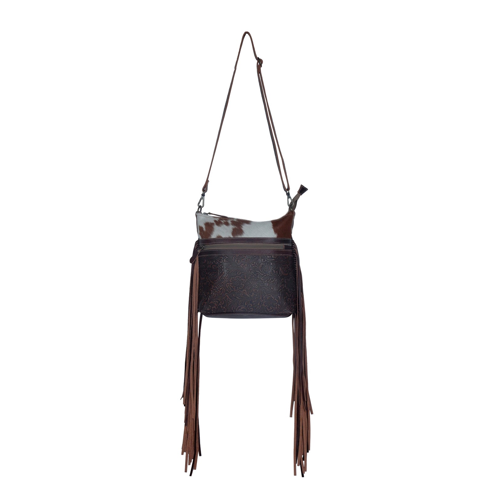 Tanned Leather & Hairon Bag