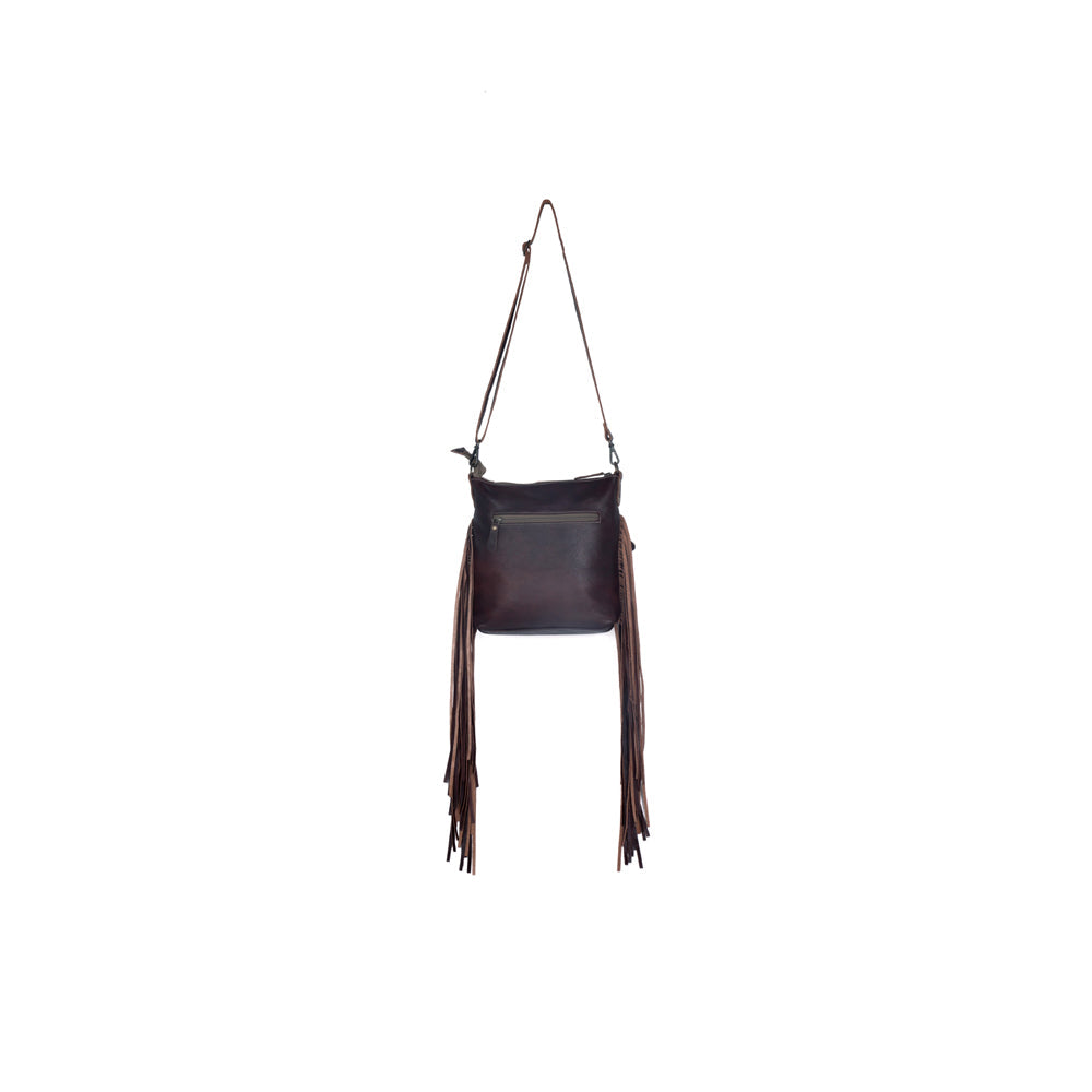 Tanned Leather & Hairon Bag