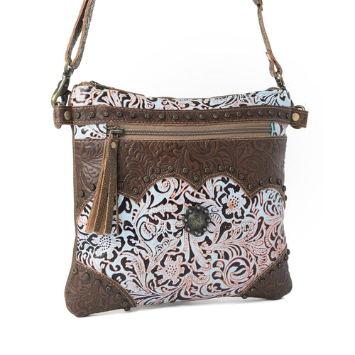 Azure Aesthetic Leather & Hairon Bag