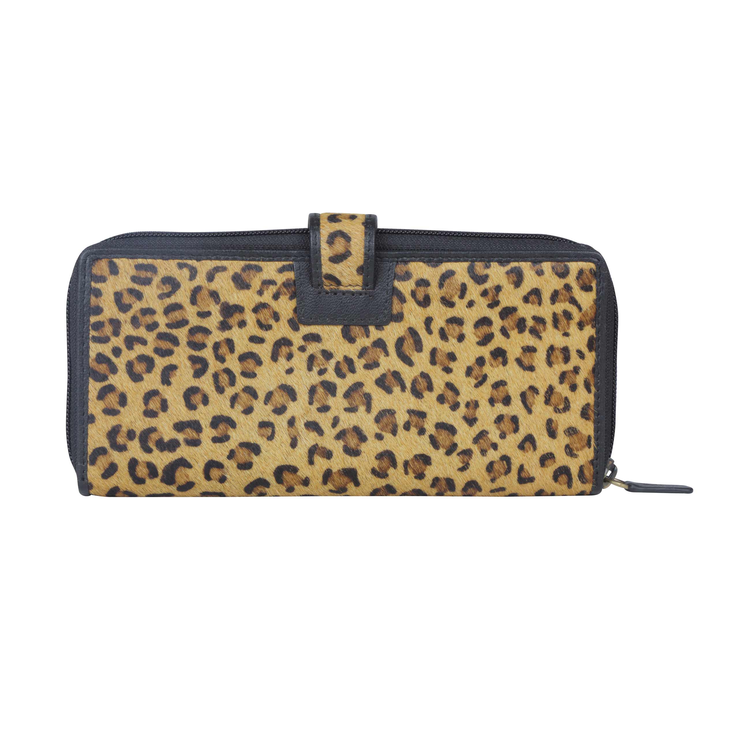 Gutsy Leopard Print Wallet