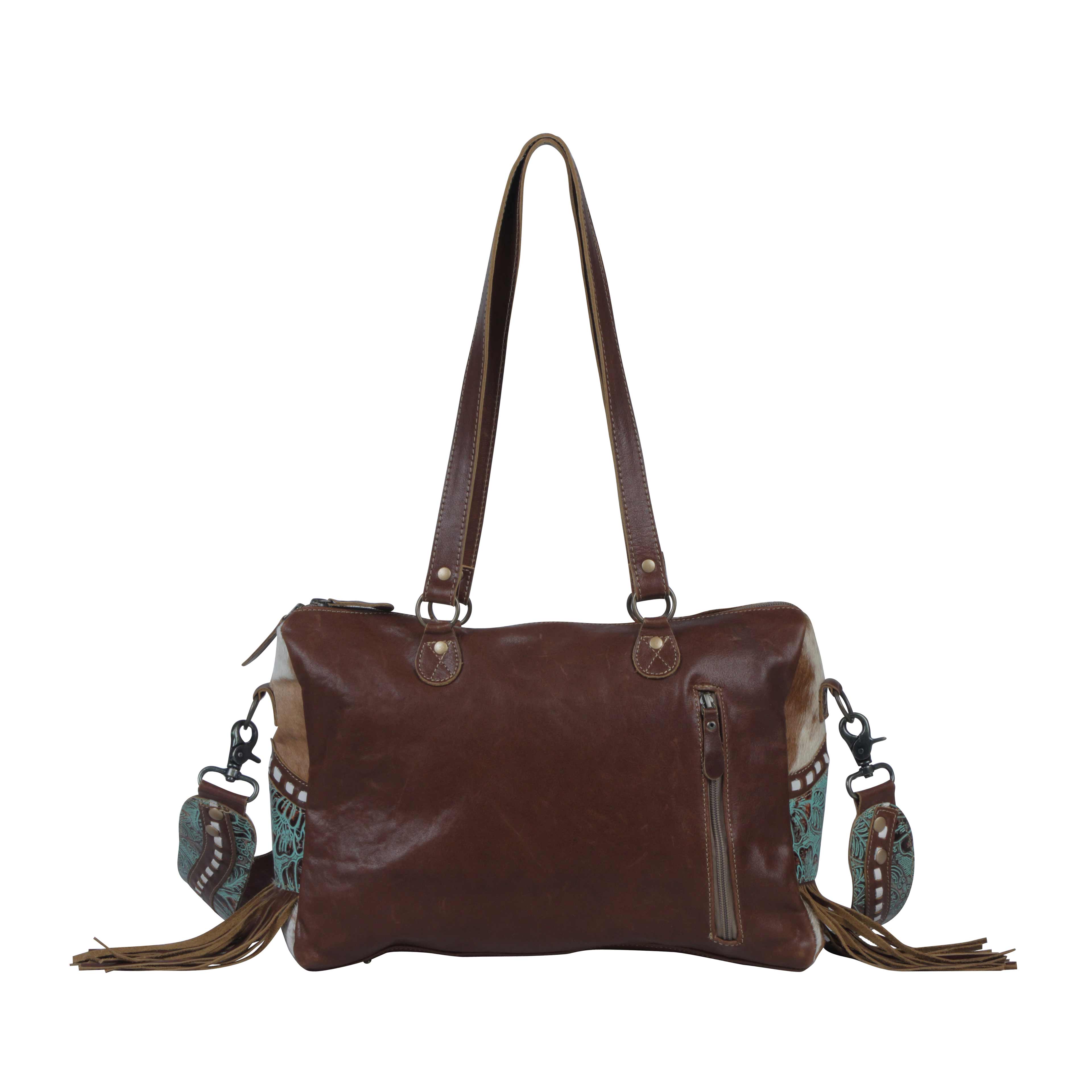 Turquoise Stars Concealed Bag