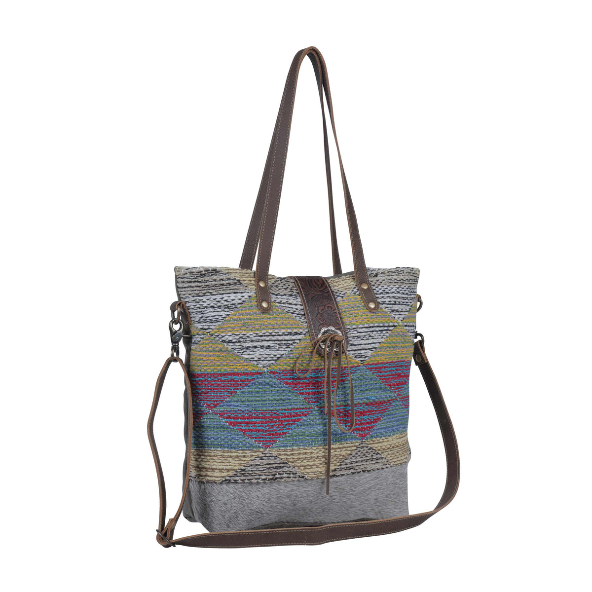 Muted Cones Shoulder Bag