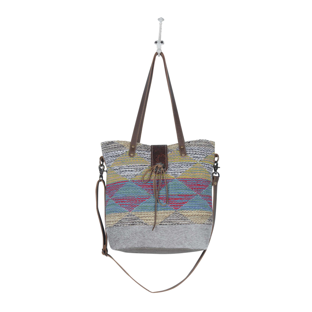 Muted Cones Shoulder Bag
