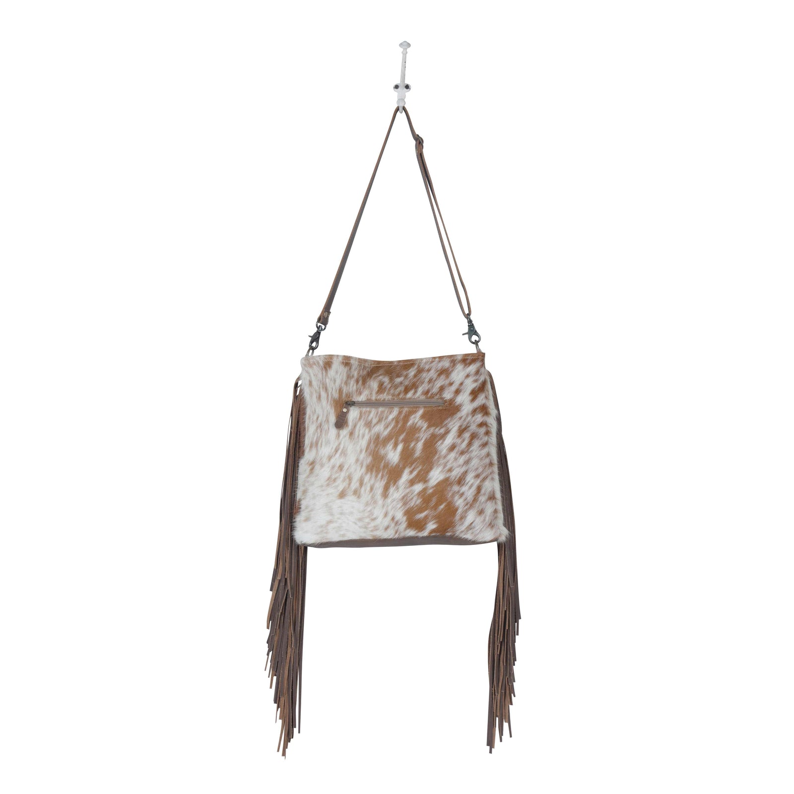 Azure Strip Hand-Tooled Bag