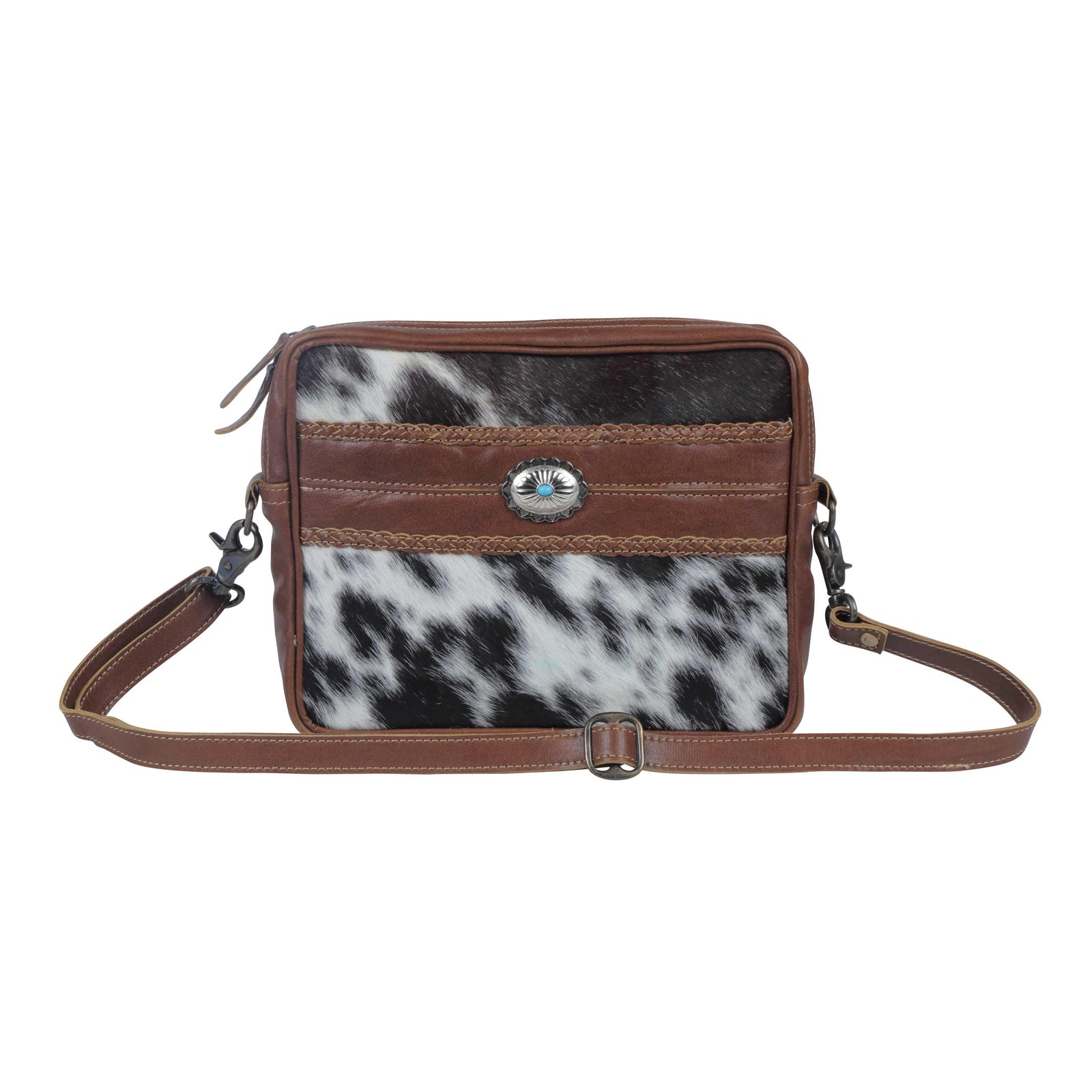 Silvi Leather & Hairon Bag