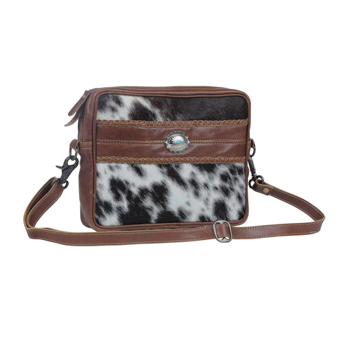 Silvi Leather & Hairon Bag